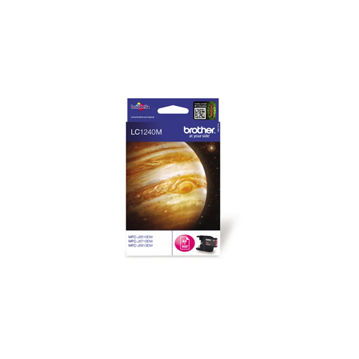 BROTHER LC1240M tintapatron magenta 600 oldal kompatibilis MFC-J6510DW, MFC-J6910DW #1