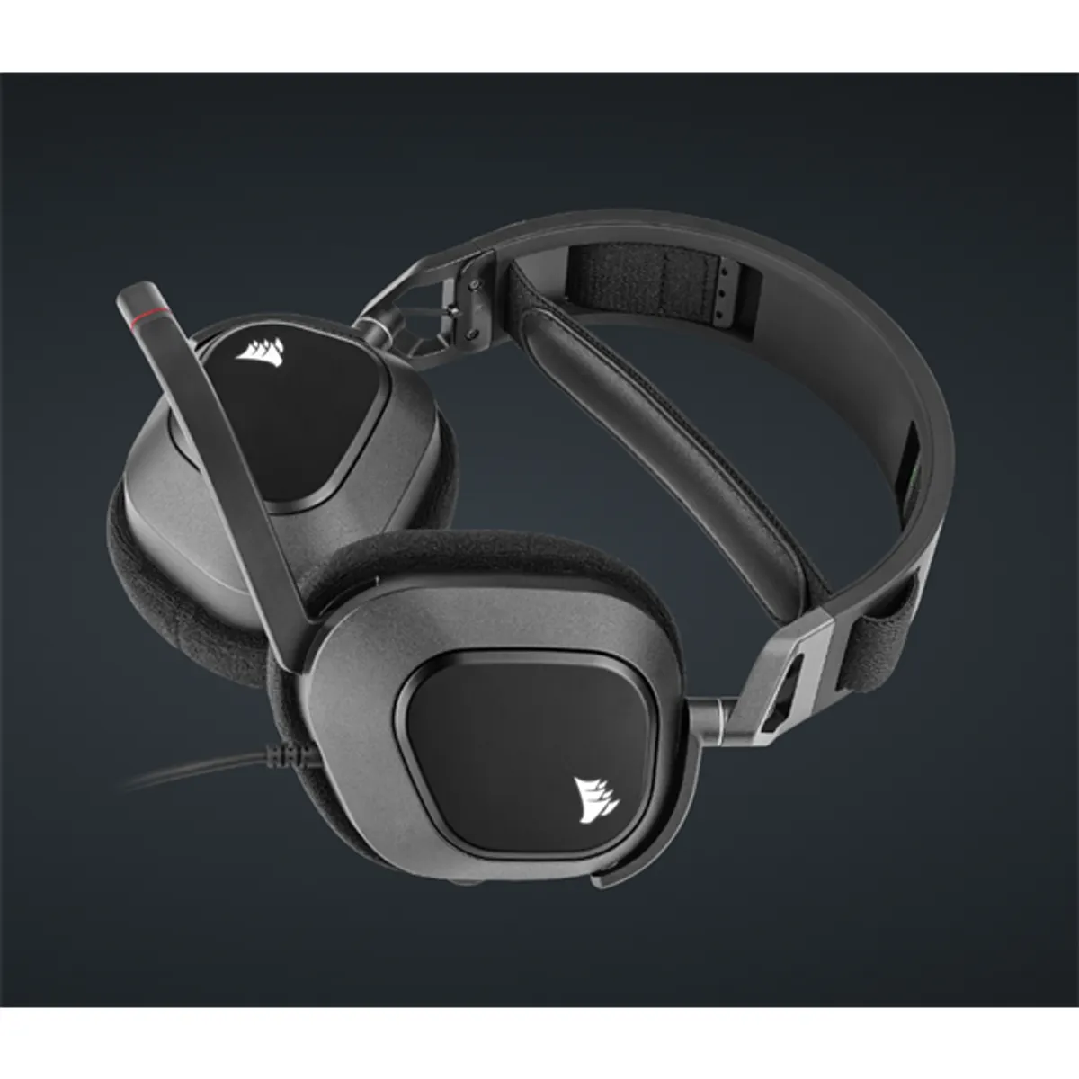 CORSAIR CA-9011237-EU HS80 RGB USB játékfejhallgató 50mm neodímium meghajtók Dolby Audio 7.1 RGB #4