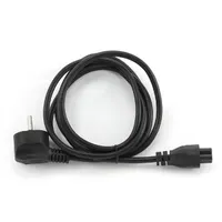 Gembird PC-186-ML12-1M tápkábel c5-schuko 1m VDE fekete #2
