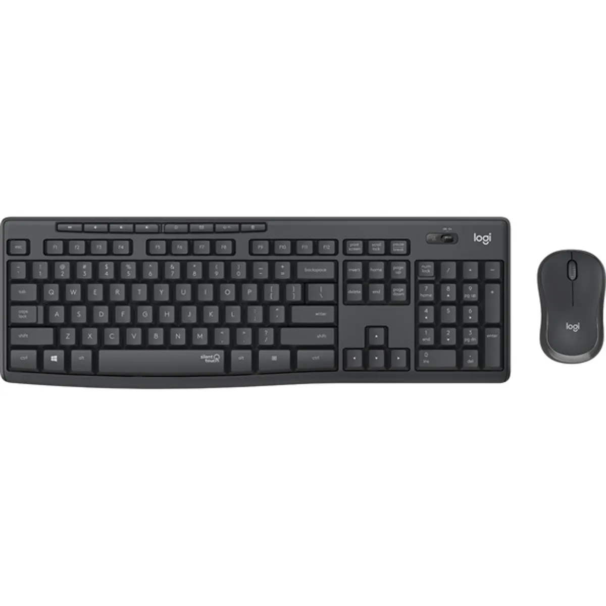 Logitech 920-009806 MK295 Silent vezeték nélküli billentyűzet egér grafitszürke #1
