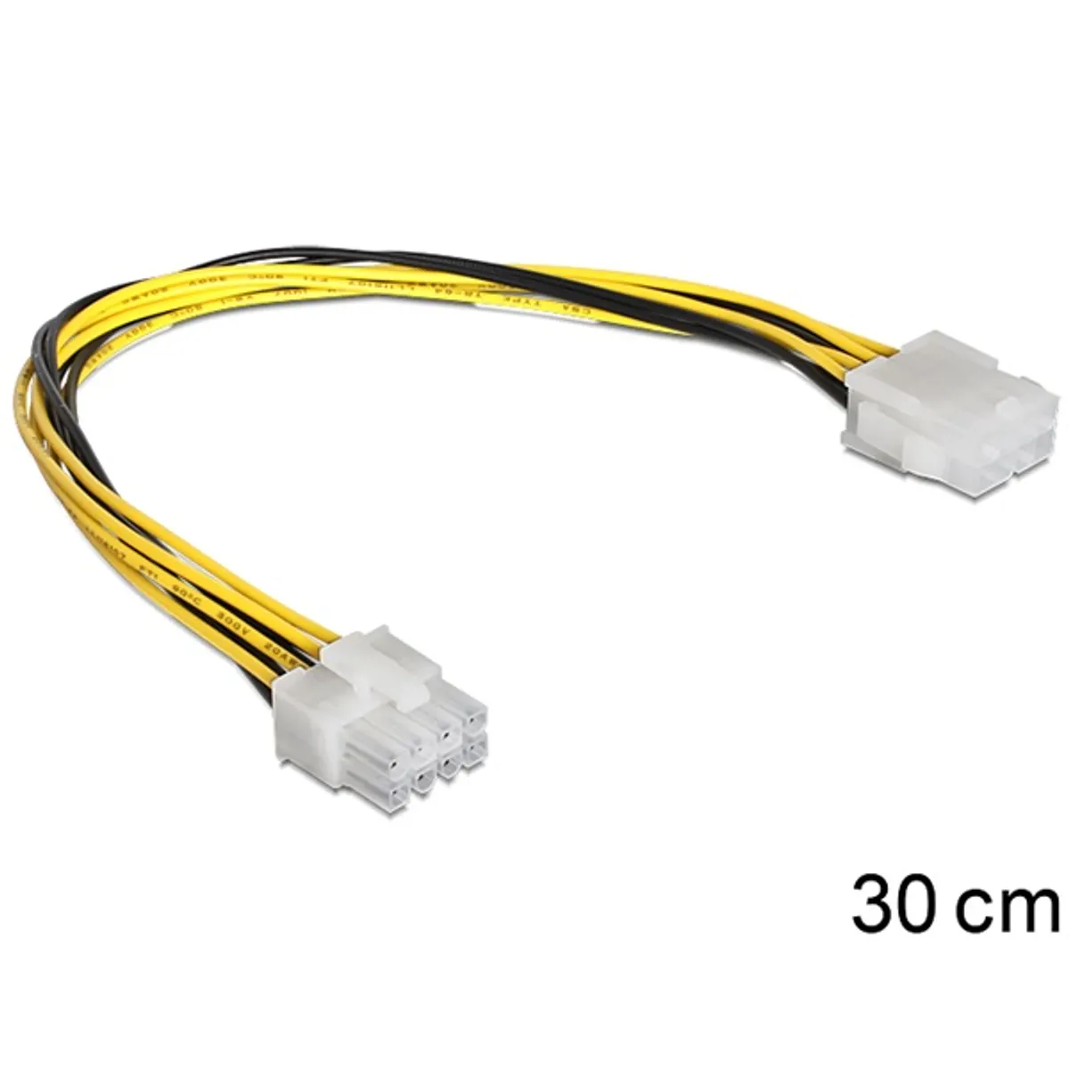 Delock 83343 Molex 4 tűs apa 4 darab 2 tűs ventilátor tápkábel 0,3 m #1