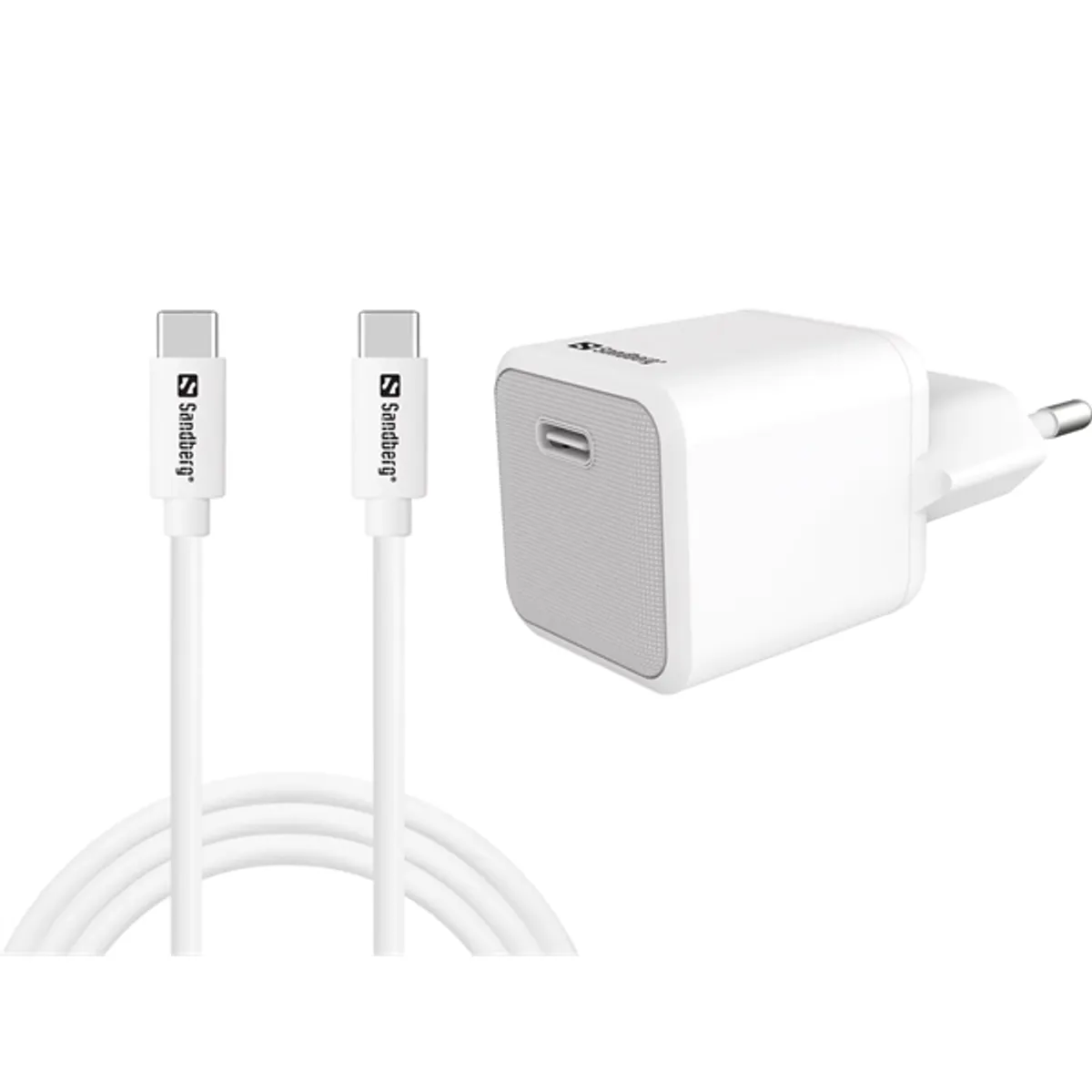 Sandberg 441-58 USB-C töltő 20W PD 2in1 1m USB-C kábel #1