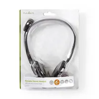 Nedis CHST100BK mikrofonos fejhallgató 2 m 2x 3,5 mm 32 Ohm 105 dB 20 Hz-20 kHz #7
