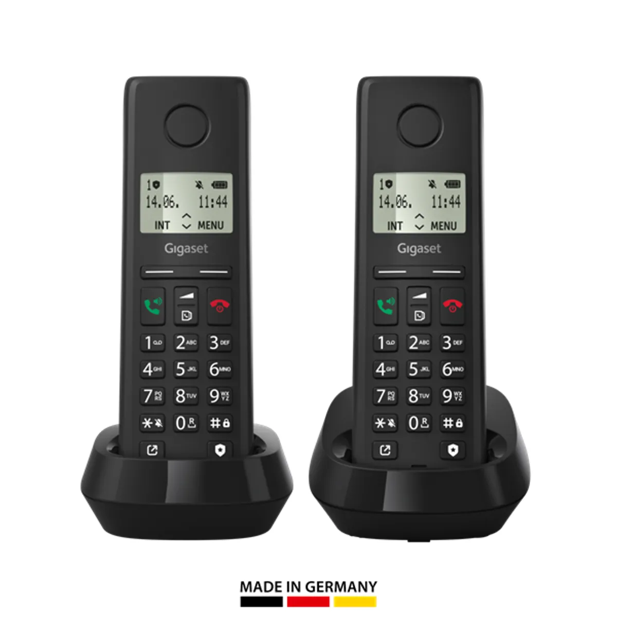 GIGASET L36852-H3106-S201 Pure 200 Duo DECT 2 kézibeszélő fekete #1