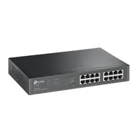 TP-LINK TL-SG1016PE 16-portos gigabites Easy Smart PoE rackbe szerelhető kapcsoló 8 PoE+ csatlakozó