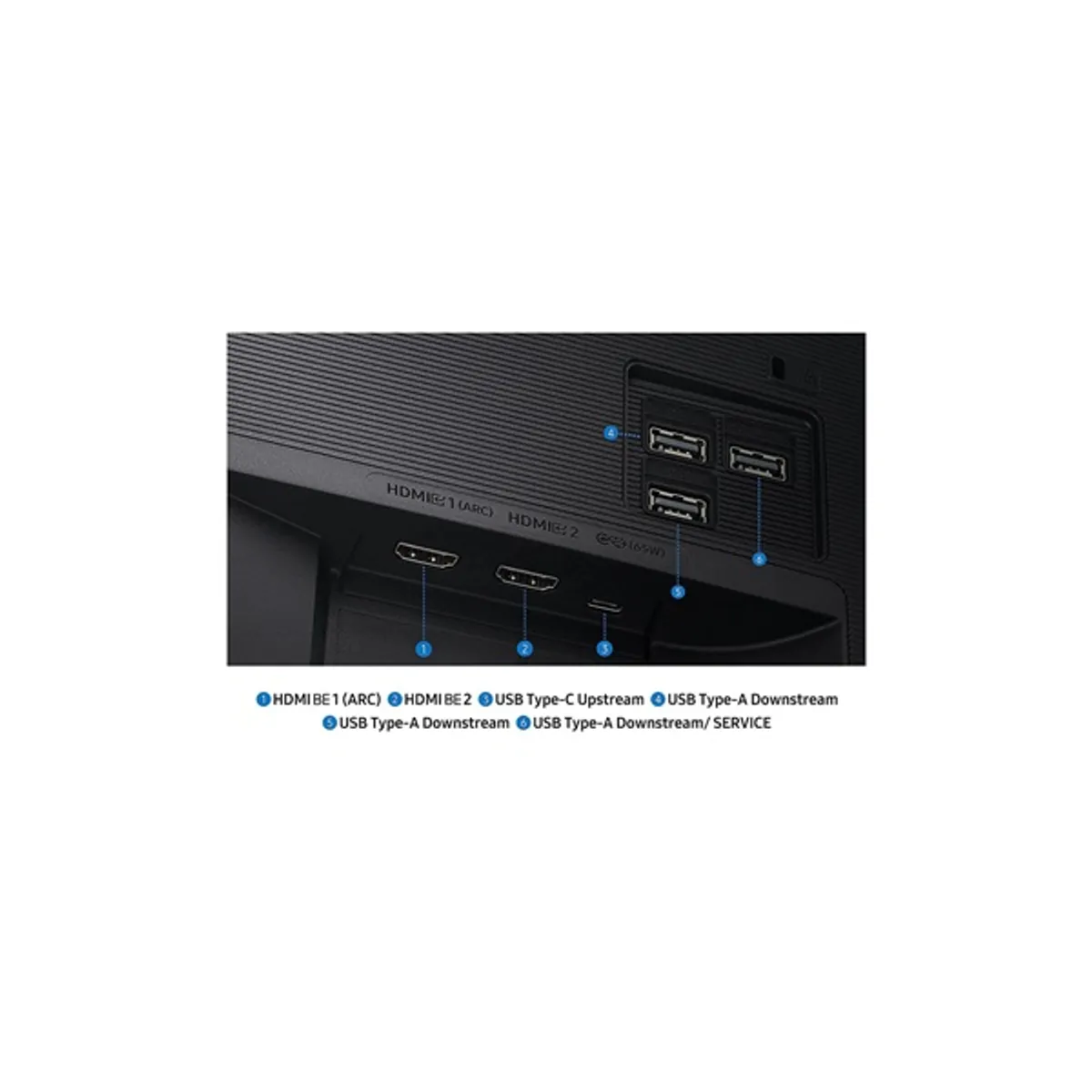 SMG MON LS32FM700UUXDU monitor 32" UHD VA HDR 60 Hz 4 ms HDMI USB-C USB Bluetooth VESA 100x100 #4