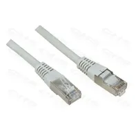 ROLINE 21.15.0300 patch kábel cat5e stp ftp 0,5m szürke RJ-45 male - RJ-45 male