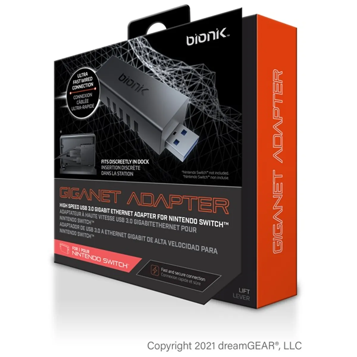 BIONIK BNK-9018 Nintendo Switch USB 3.0 Giganet adapter #3