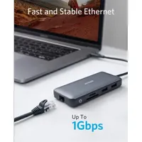 ANKER A83800A PowerExpand 8-in-1 USB-C hub 2 HDMI 2 USB 3.0 Ethernet SD microSD kártyaolvasó 100W Power Delivery #5