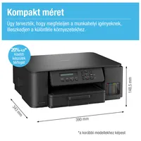 BROTHER DCPT530DWYJ1 DCPT530DW színes tintasugaras MFP A4 WiFi USB duplex 6000x1200dpi 150 lap bemenet 128MB #8