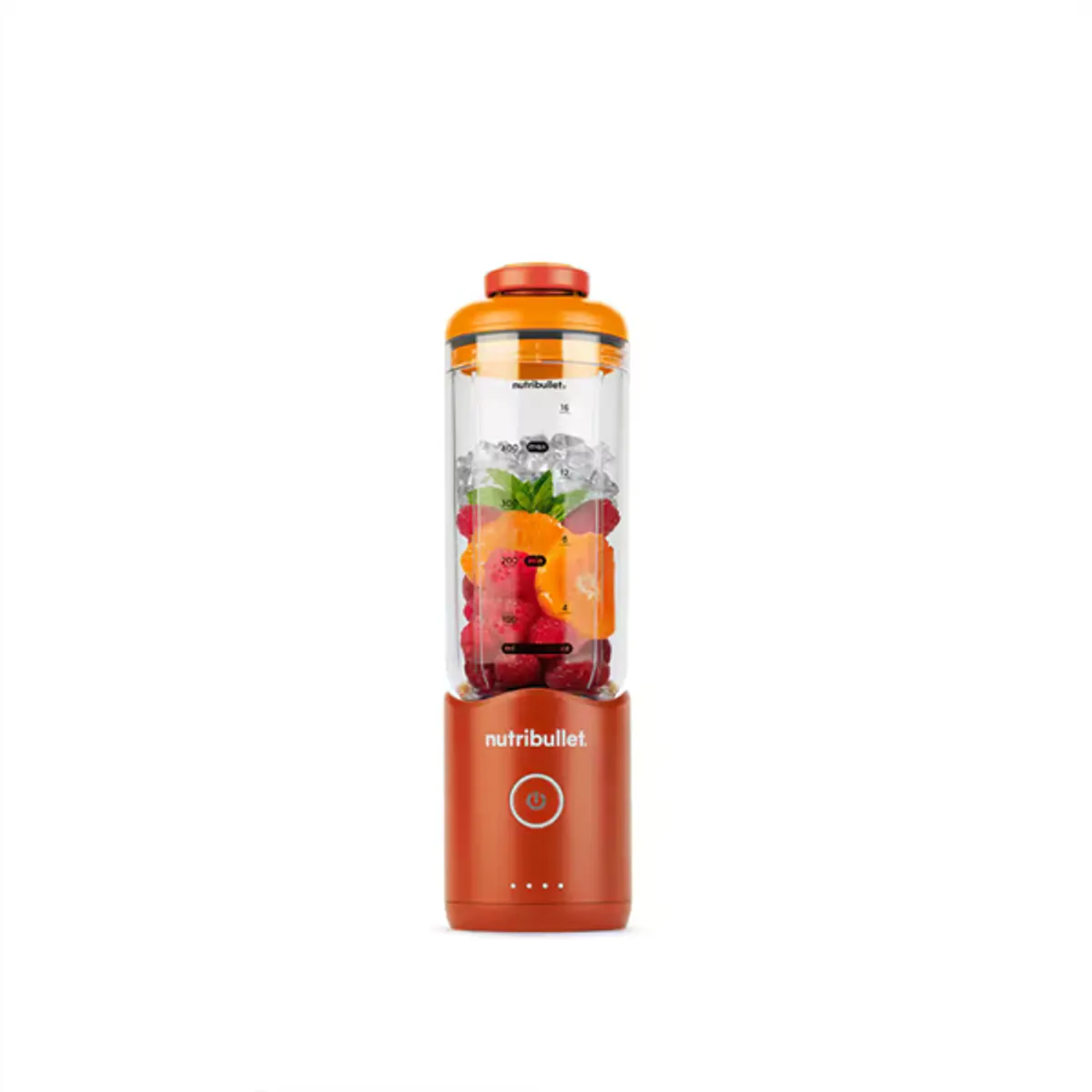 NUTRIBULLET NBP013OR Hordozható turmixgép 590ml 7,4 V motoralap elviteles fedél hordozófüllel narancs #1