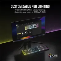 CORSAIR CH-9226C65-NA K55 CORE RGB membrán 6 makrógomb cseppálló média-vezérlő #5