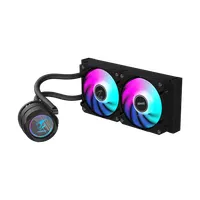 GIGABYTE GP-AORUS WATERFORCE II 240 Waterforce II, 2x120mm ARGB ventilátor, szivattyú 1600-3400 RPM, LGA1150, LGA1151, LGA1200, LGA1700, AM4, AM5 #1