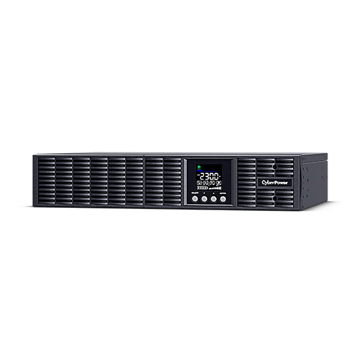 CYBERPOWER OLS1000ERT2UA UPS 1000VA-900W, 8x C13, LCD, online kettős konverzió, rack-tower, EBM-kompatibilis, ECO mód #3