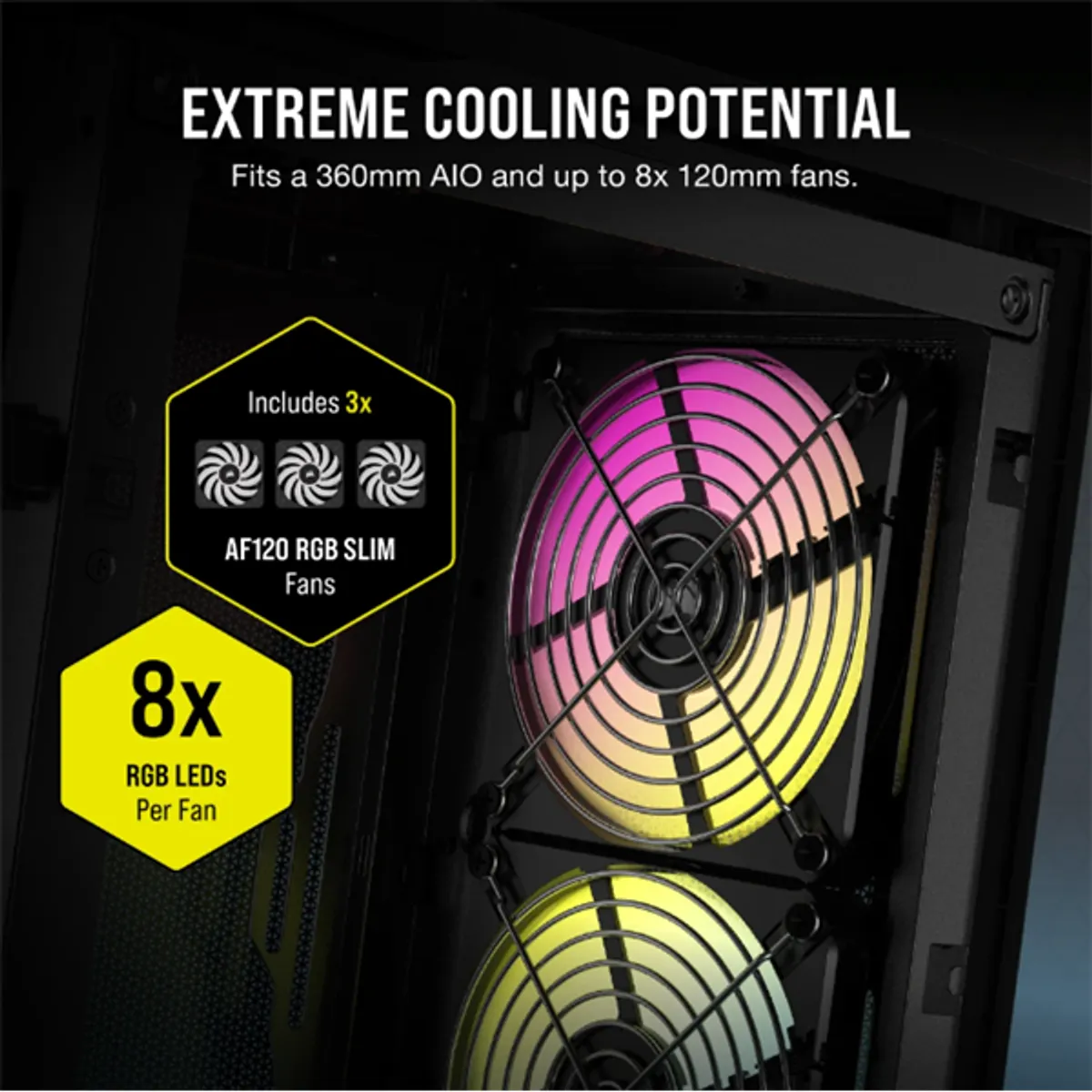 CORSAIR CC-9011246-WW 2000D rgb airflow Mini-ITX táp nélküli #5