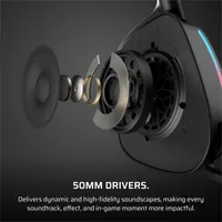 Corsair CA-9011379-WW VOID wireless v2 gaming fejhallgató Dolby Atmos karbon #3