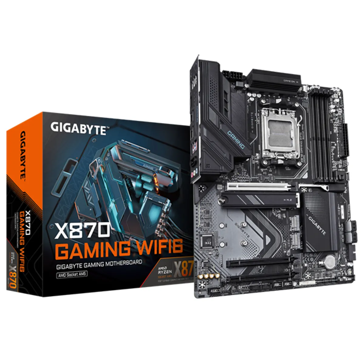 Gigabyte X870 GAMING WIFI6 Alaplap AM5 DDR5 256GB PCIe 5.0 x16 M.2 3x 2.5GbE WiFi6 #1