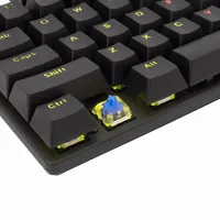 WHITESHARK GK-2106B/BL-HU Commandos mechanikus kék kapcsoló gamer billentyűzet fekete HU USB 2.0 tenkeyless RGB 12 üzemmód #2