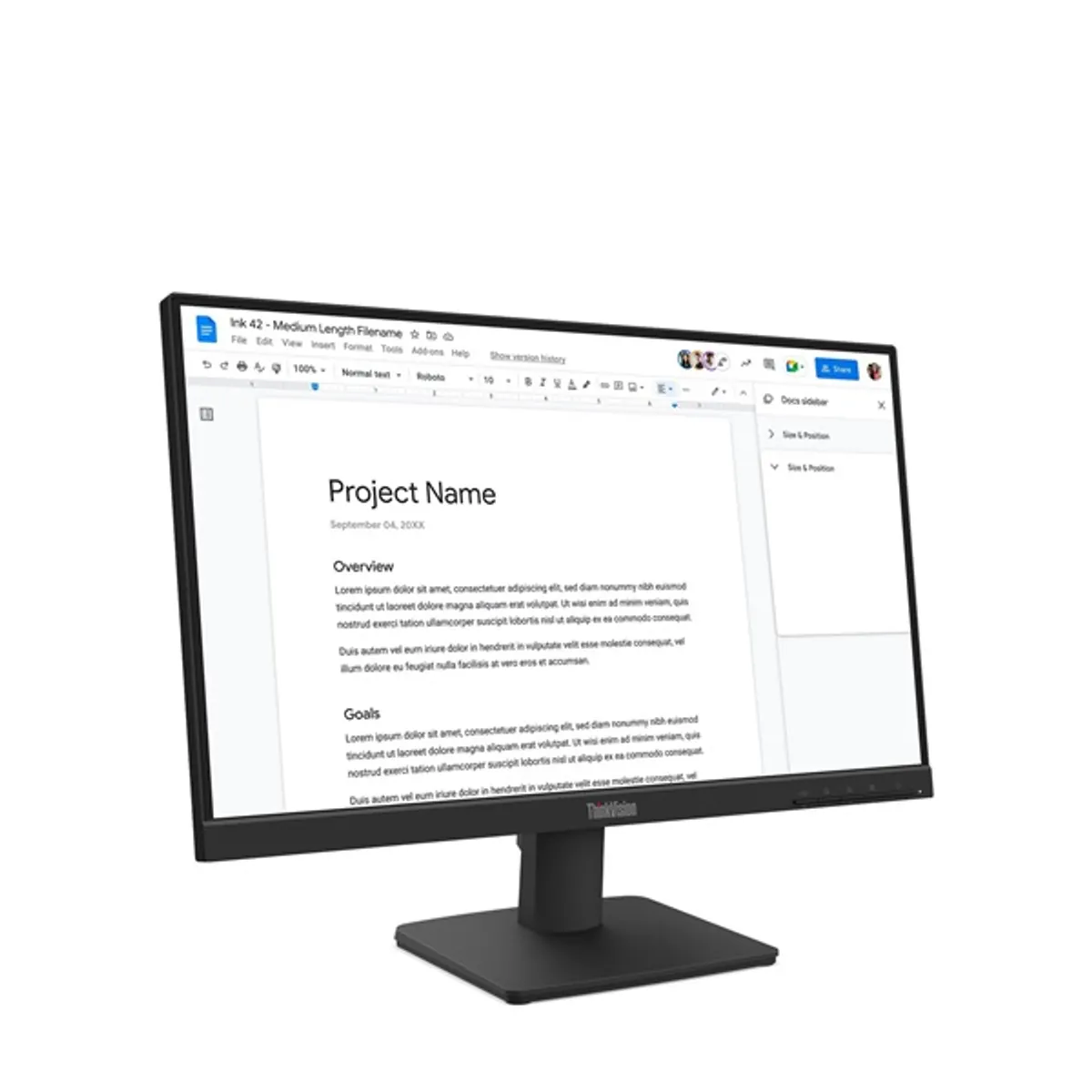 LENOVO-COM 64CBKAT6EU ips led 21,5" fhd 100 hz 4 ms hdmi vga 100x100 #2