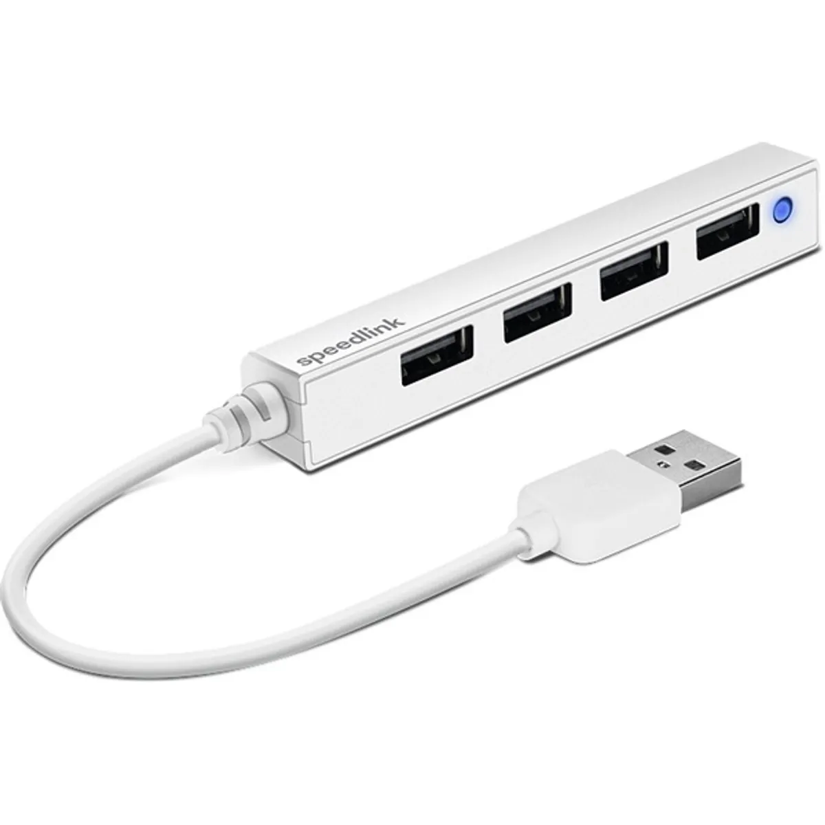 Speedlink SL-140000-WE Snappy Slim 4-portos USB 2.0 hub fehér #1