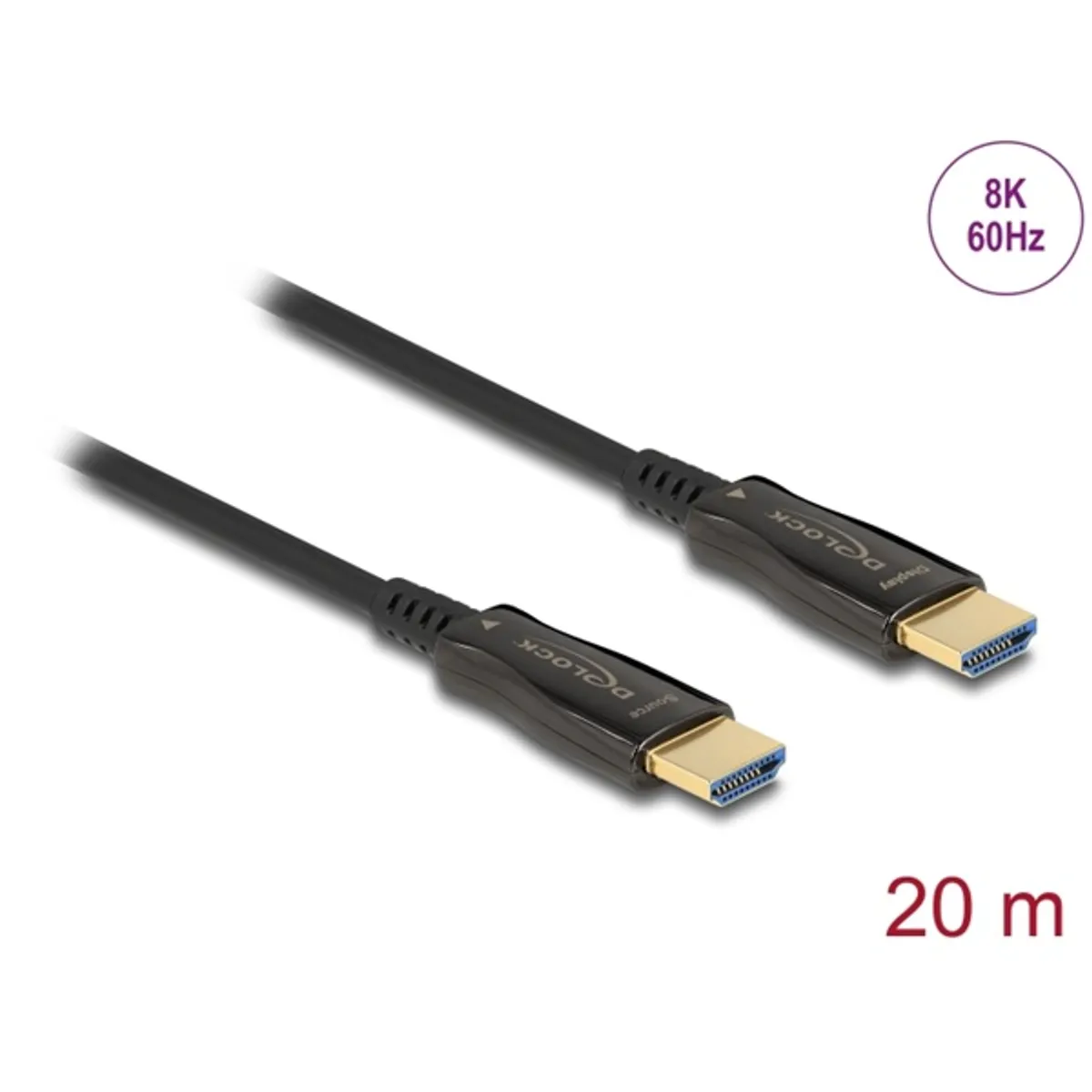 Delock 84038 HDMI 2.1 aktív optikai kábel 8K 60Hz 20 m #1