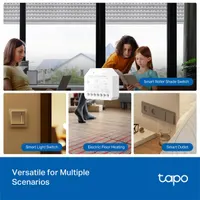 TP-LINK TAPO S112 okos kapcsoló modul 7 csatornás 2400 MHz 150 W váltakozó áram 50 Hz és 60 Hz fehér #3