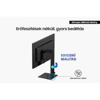 SMG MON LS32D600UAUXEN Samsung 32" IPS 100 Hz 5 ms HDR USB-C HDMI DP LAN fekete #8