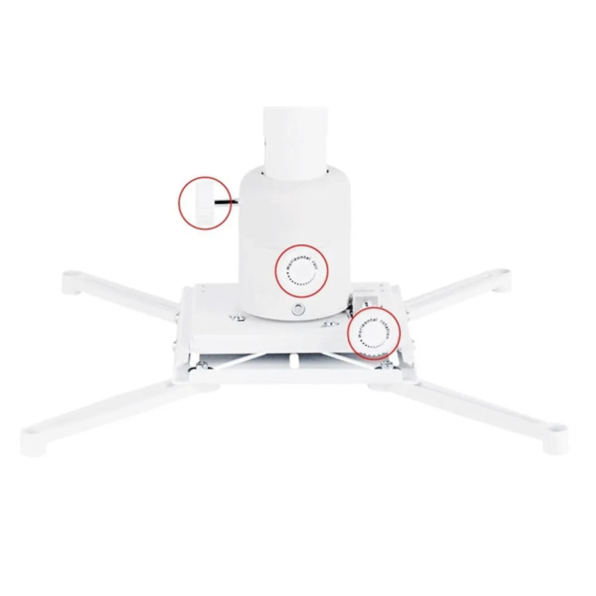 MULTIBRACKETS 7350073733149 M univerzális projektor mennyezeti tartó 300-480 mm fehér finomhangolással #3