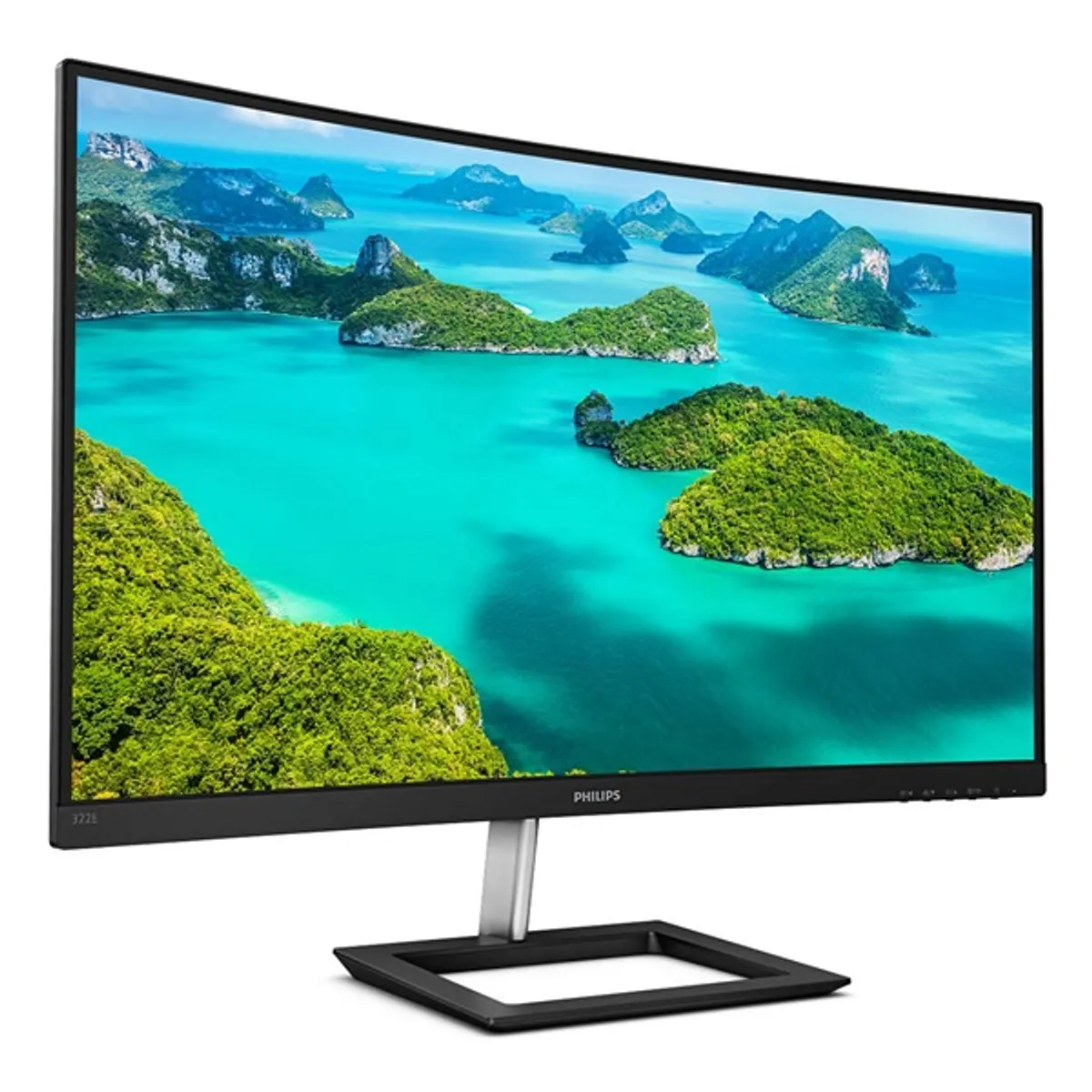 PHI MON 322E1C/00 32.5" VA monitor 1080p 75Hz 4ms 3000:1 250 nit ívelt 1500 100x100 VESA HDMI DP D-Sub beépített tápegység #2