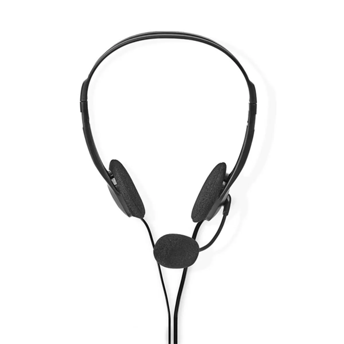 Nedis CHST100BK mikrofonos fejhallgató 2 m 2x 3,5 mm 32 Ohm 105 dB 20 Hz-20 kHz #8