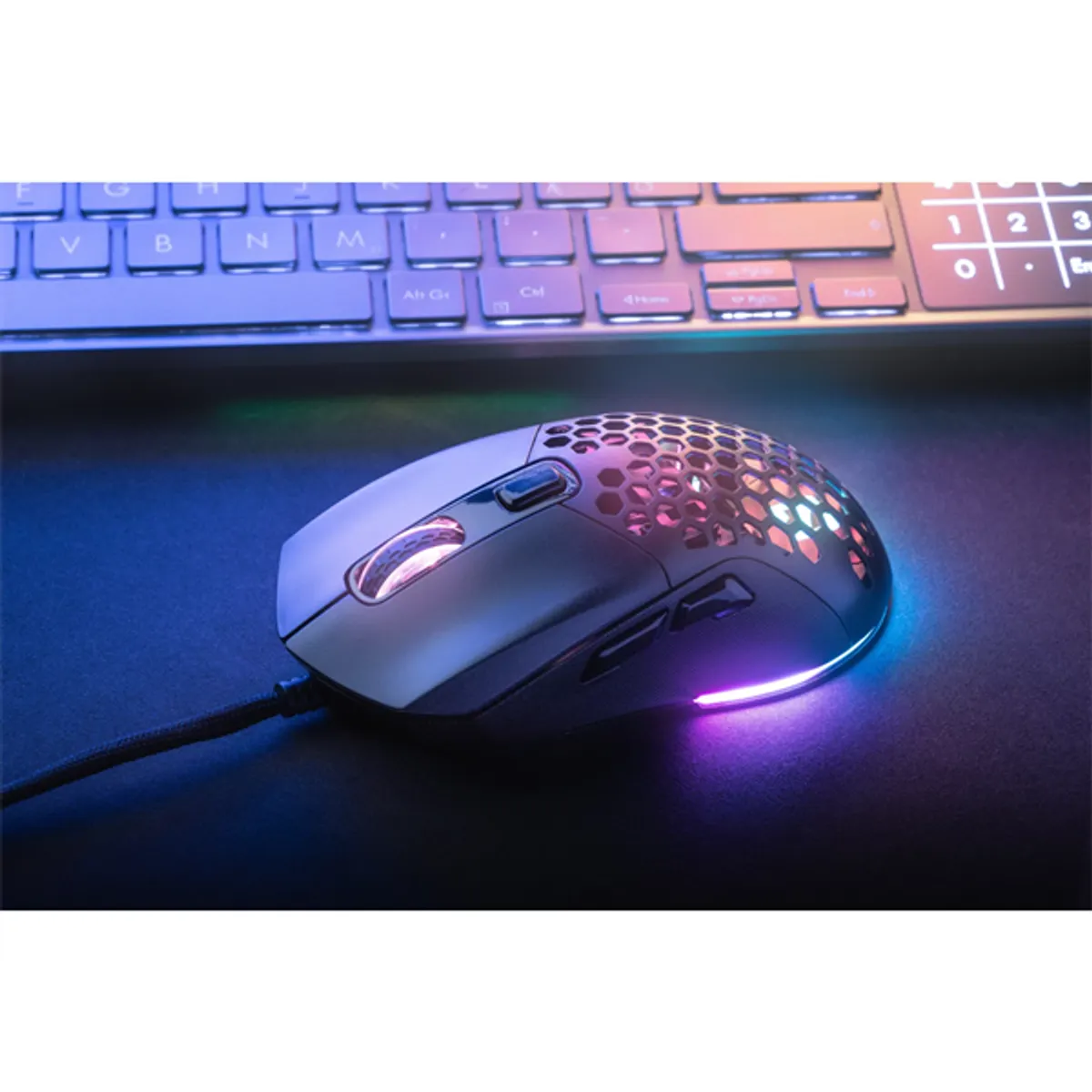 Sandberg 640-28 FlexCover 6D gamer egér Cserélhető felső burkolat DPI 800-12800 USB 2.0 1,5 m fonott kábel Huano kapcsoló #10