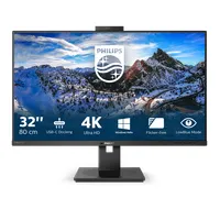 PHI MON 329P1H/00 Monitor 31.5" 4K IPS beépített webkamera, HDMI DP USB-C USBx5, 350 nits, 60 Hz, 4 ms, 178-178
