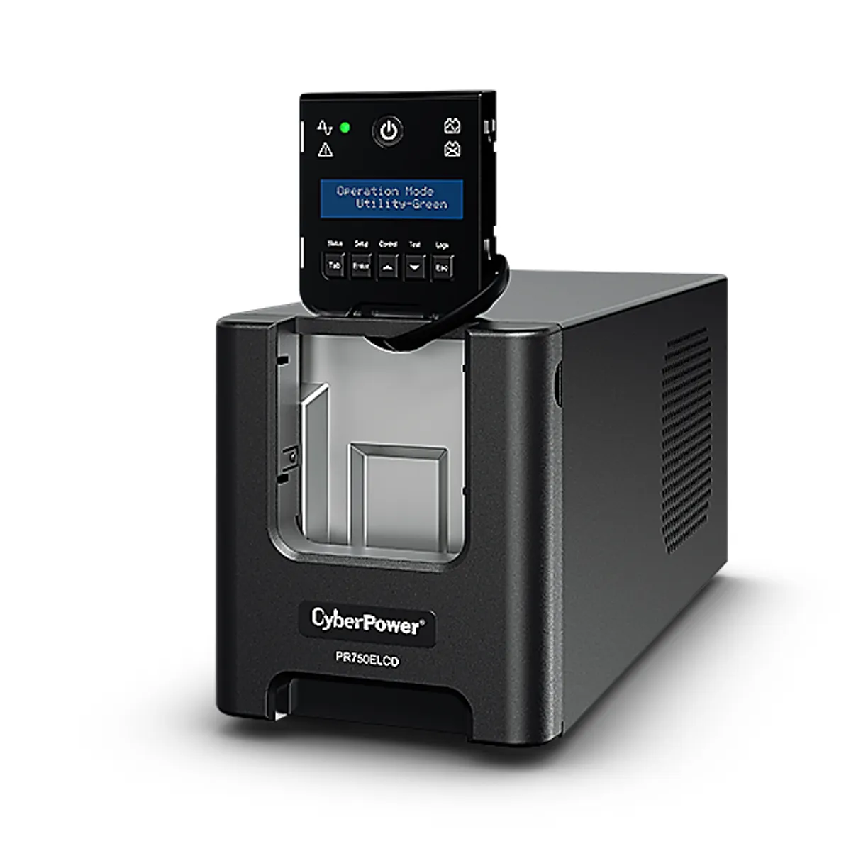 CyberPower PR750ELCD Szünetmentes tápegység 750 VA Line-interaktív USB-soros LCD 12 ms #2