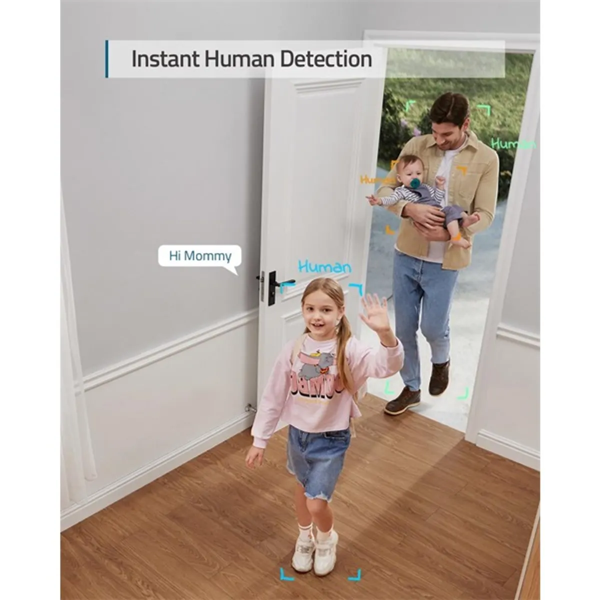 Anker T8410322 Eufy indoor cam 2k pan tilt 360 fokos elfordulás 96 fokos elfordulás beépített mikrofon és hangszóró SD kártya 128 gb-ig #4