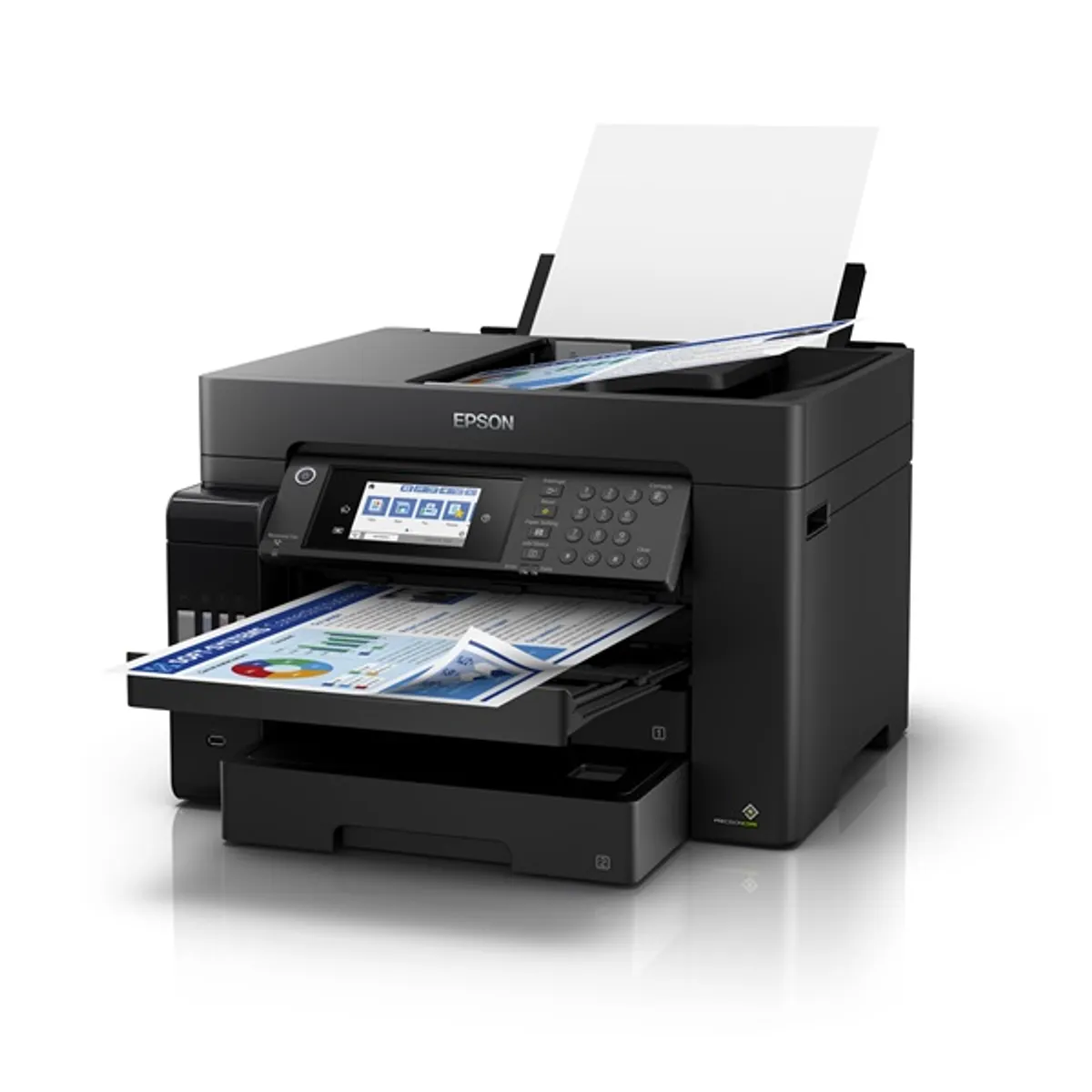 Eps con C11CH71402 színes multifunkciós nyomtató A3plus duplex fax LCD USB LAN wireless bemeneti 250 kimeneti 250 #3