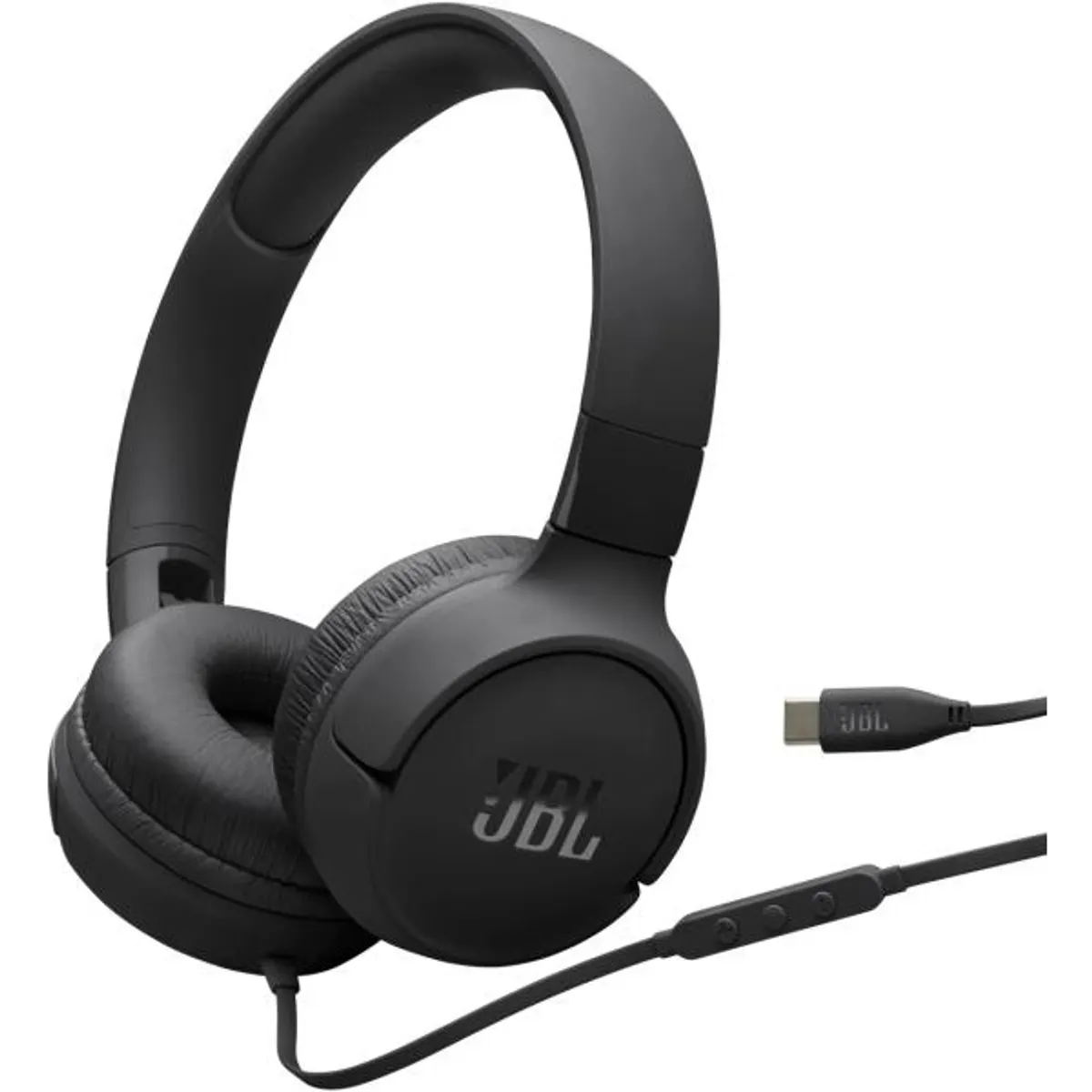 JBL JBLT520CBLK Tune 520C USB-C fejhallgató, mikrofonos, 32 ohm, 120 cm kábel, 10 Hz-40 kHz #1