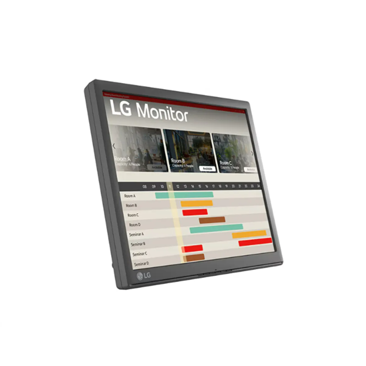 LG MON 17BR30T-B.AEU érintő monitor 17" 1280x1024 5:4 TN 5 ms D-Sub USB Dönthető Beépített tápegység #3