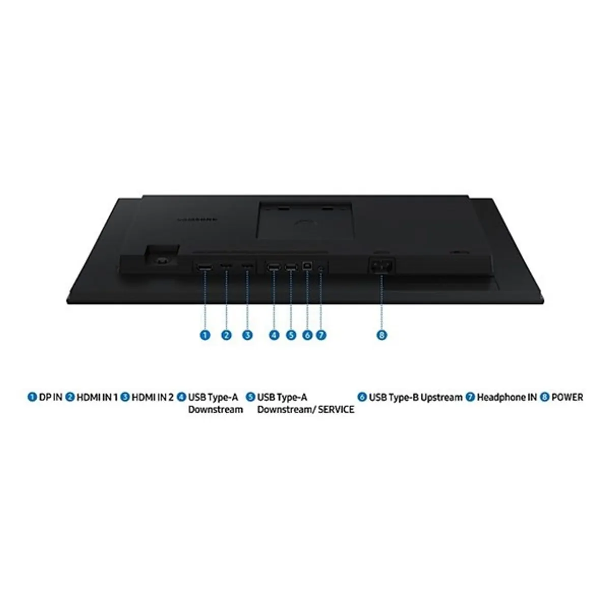 SMG MON LS24D402GAUXEN Kijelző 24" IPS FHD 100 Hz D-Sub HDMI DisplayPort USB VESA 100x100 #9