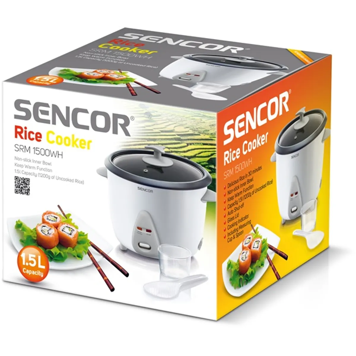 Sencor SRM 1500WH elektromos főzőedények 500 W #10