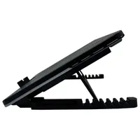FroggieX FX-PC-P2-R HyperCooling notebook hűtőpad telefontartóval 6 db ventilátor max 15.6" képernyőig 360x255x27 mm #3