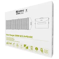 SANDBERG 420-82 napelemes töltő 200W USB-C PD 60W USB-A QC 3.0 18W DC5521 200W monokristályos 22 százalékos hatékonyság #6