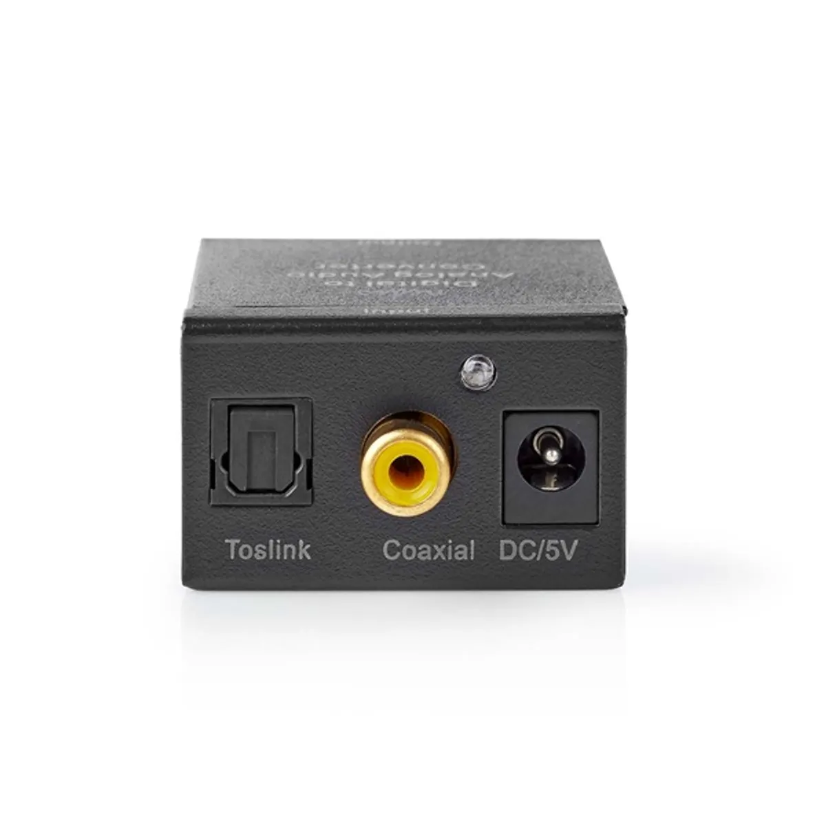 Nedis ACON2510BK digitális audiokonverter TosLink bemenet RCA digitális bemenet 3,5 mm kimenet 2x RCA kimenet integrált erősítő 24 bit 96 kHz #1