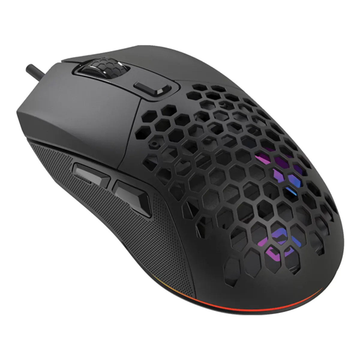 Sandberg 640-28 FlexCover 6D gamer egér Cserélhető felső burkolat DPI 800-12800 USB 2.0 1,5 m fonott kábel Huano kapcsoló #1