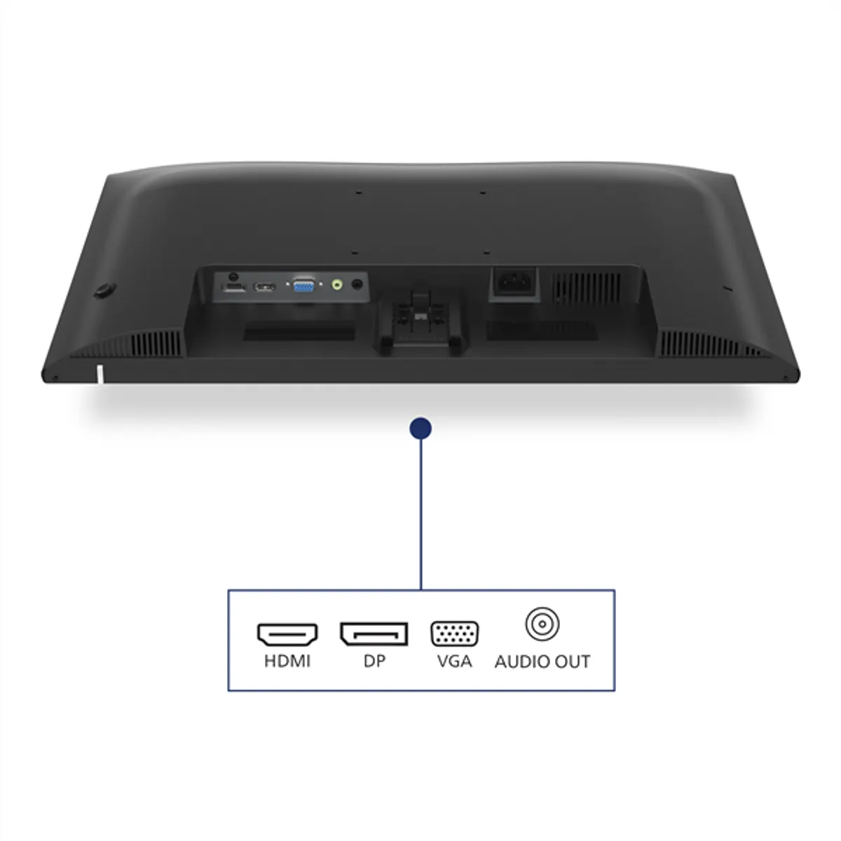 PHI MON 27E1N1200A/00 monitor ips 27" 120 Hz 1 ms 1920x1080 178/178 1500:1 300 lumen vesa 100x100 hdmi displayport d-sub hangszóró #9
