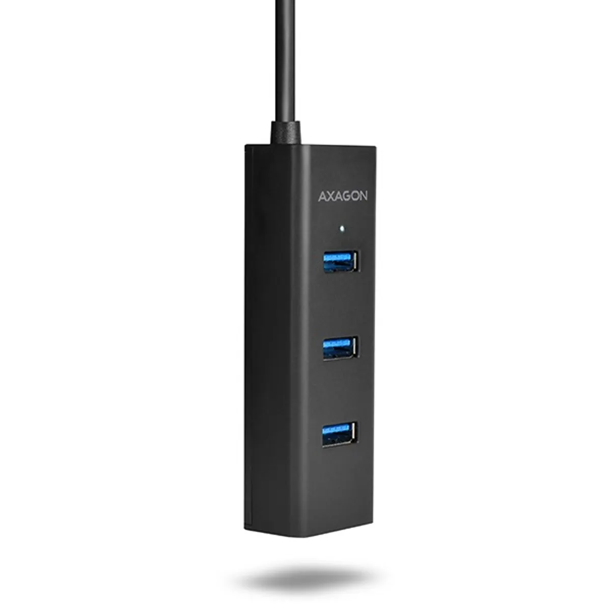 AXAGON HUE-S2BL USB 3.0 töltő hub 4x USB 3.0, 1,2 m kábel, külső tápellátás, portonként 2 A #7