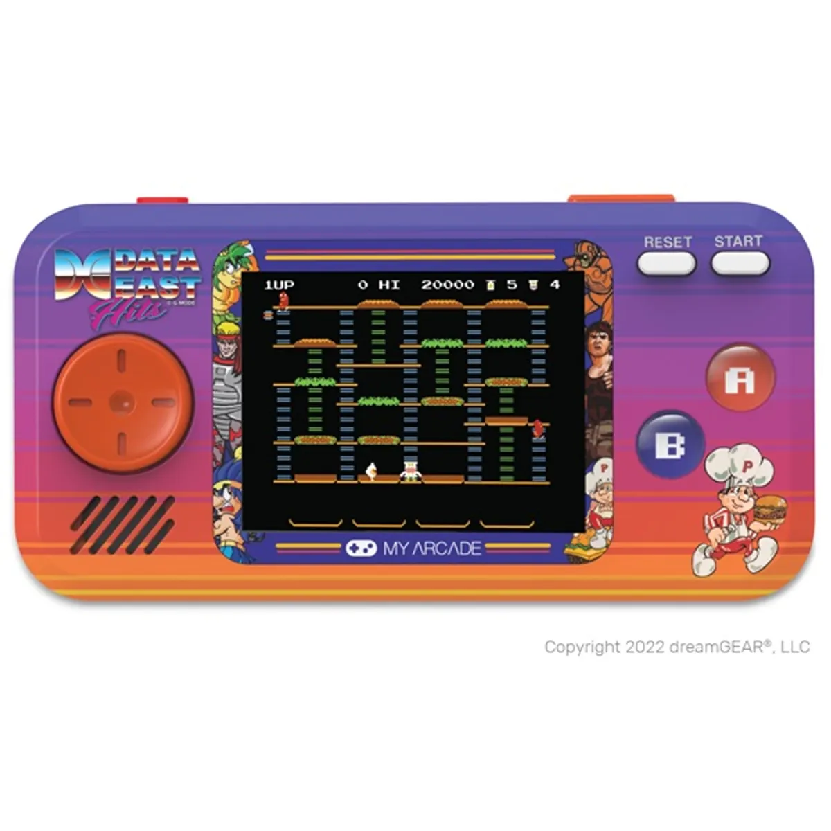 My Arcade DGUNL-4127 Pocket Player Data East 300 #8