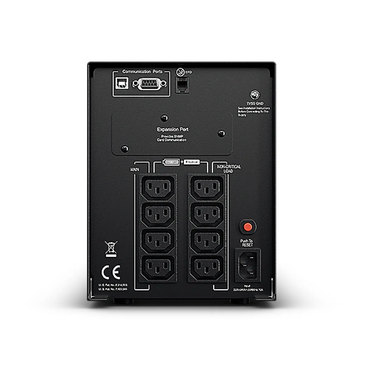 Cyberpower PR1000ELCD szünetmentes tápegység 1000VA line-interaktív usb-soros 16ms #3