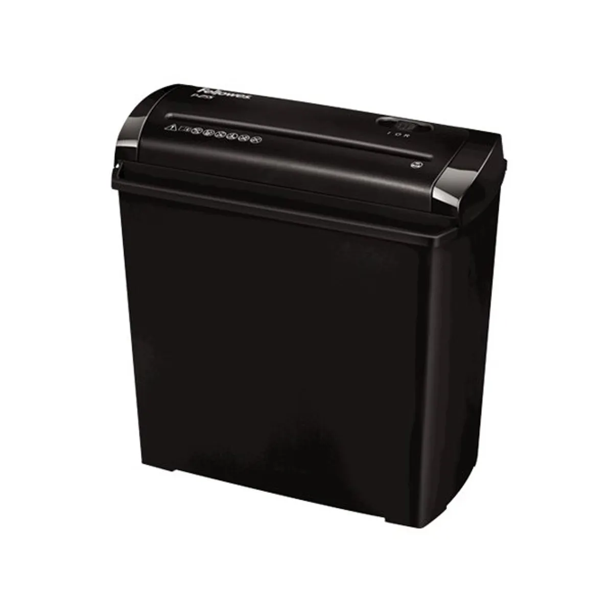Fellowes 4701001 Powershred P-25S 5 lap 7 mm csík DIN P-1 11 liter papírkosár szélesség 220 mm #1