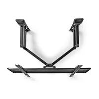Nedis TVWM5350BK fali TV-tartókonzol 32"-70" forgatható 45 fok dőlés 5-15 fok közötti VESA 100x100 600x400 acél fekete #4