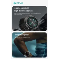 Devia ST111455 Pro1V2 ezüst 1.43" amoled okosóra #6
